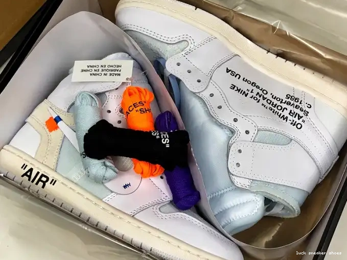 Rep LUCY Retro AQ0818-100 High Air Jordan 1 Off-White White 0615